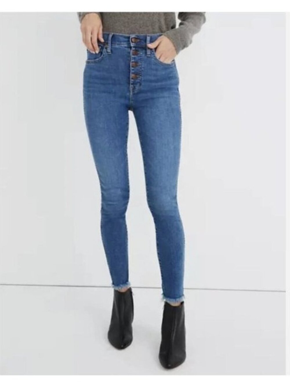Madewell 10” High-Rise Skinny Jeans – Size 29